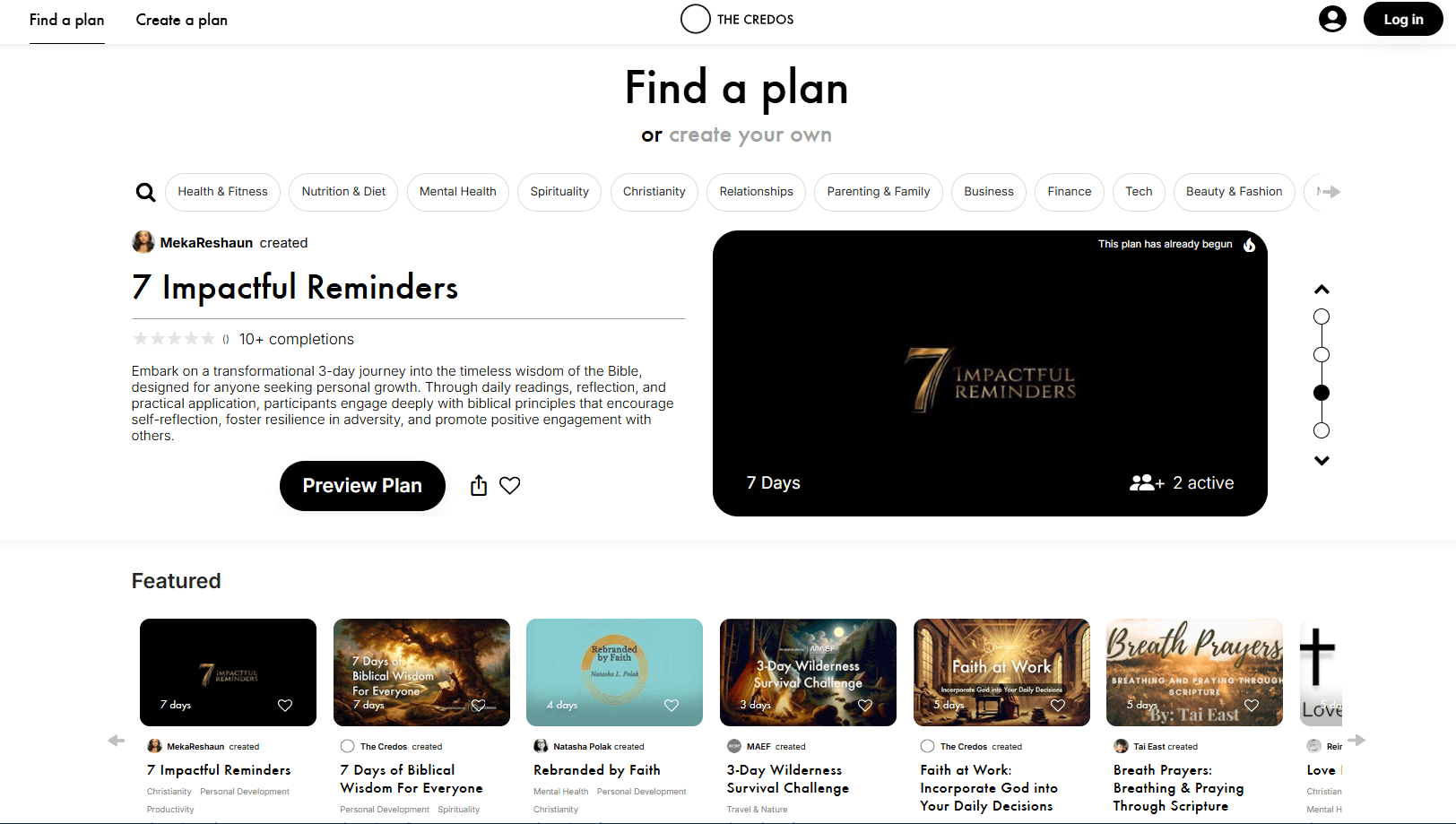 The Credos find a plan interface